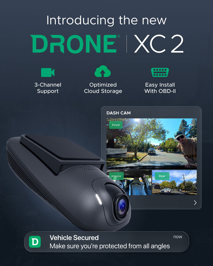 Firstech Announces Next-Generation Drone XC2 LTE Dash Camera with 3-Channel Support and Enhanced Cloud Video